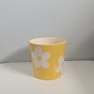 FUNKY FLORAL VINTAGE CERAMIC FLOWER POT